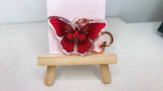 Mystic butterfly acrylic charm