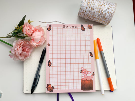 A5 Cottage core  notepad