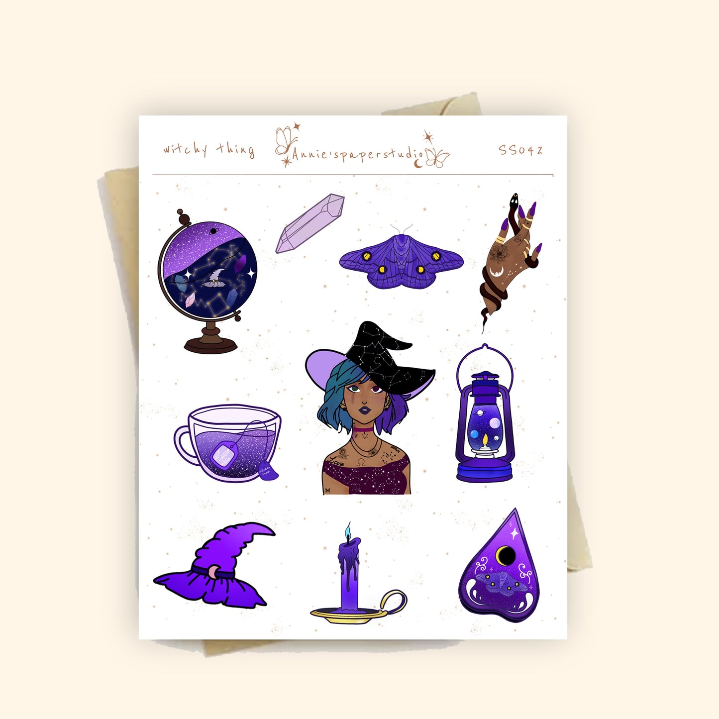 Witchy thing sticker sheet