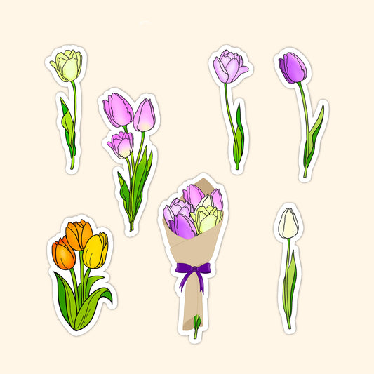 Tulips Die-cut Stickers