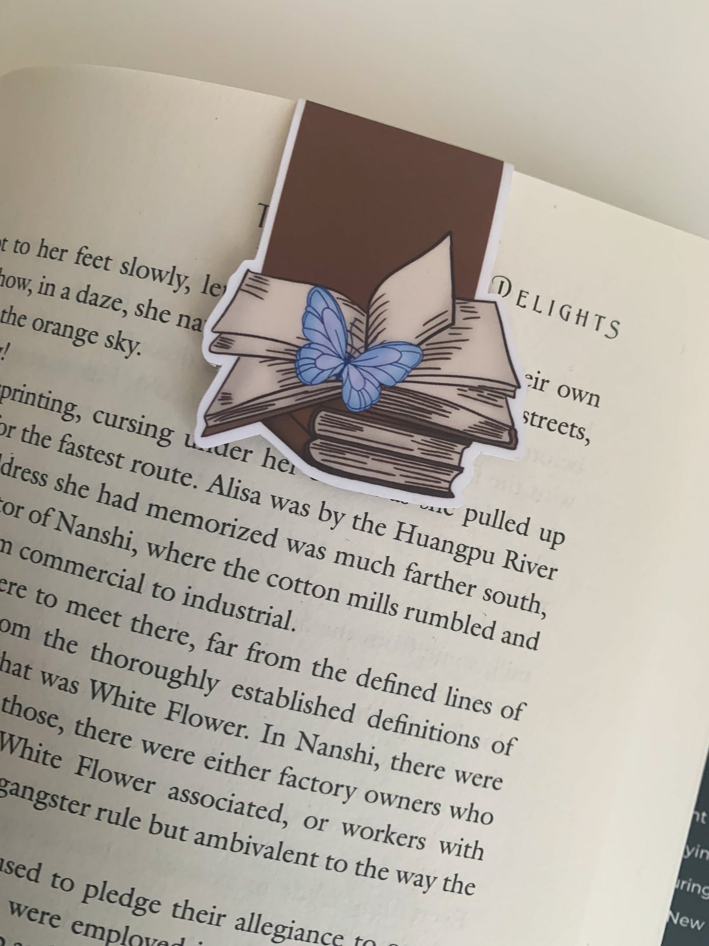 Aesthetic butterfly books magnetic bookmark | Book Lover |  Bookmarks | Bookish Gifts |