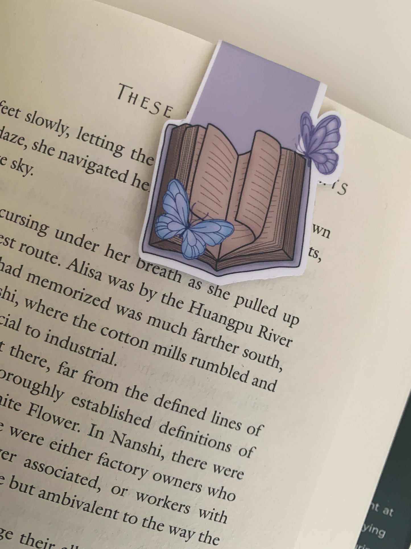 Aesthetic butterfly books magnetic bookmark | Book Lover |  Bookmarks | Bookish Gifts |