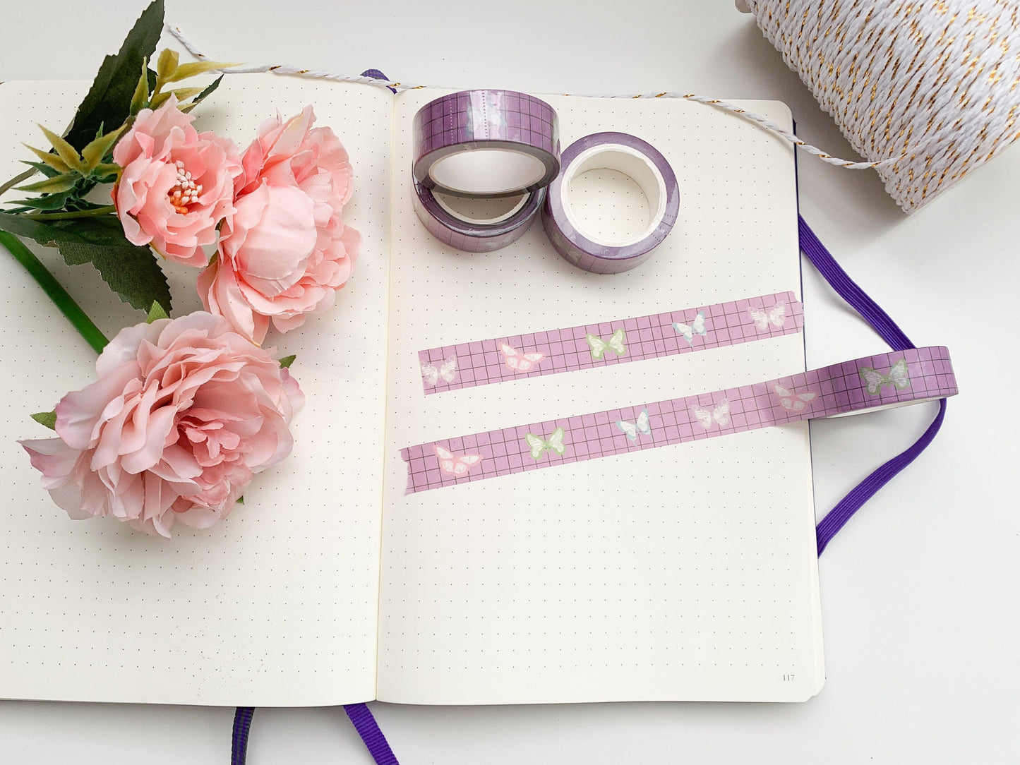 Butterfly purple  washi tape