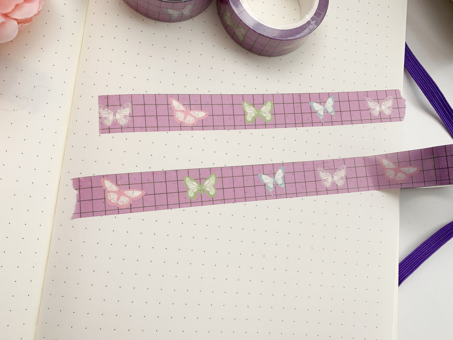 Butterfly purple  washi tape