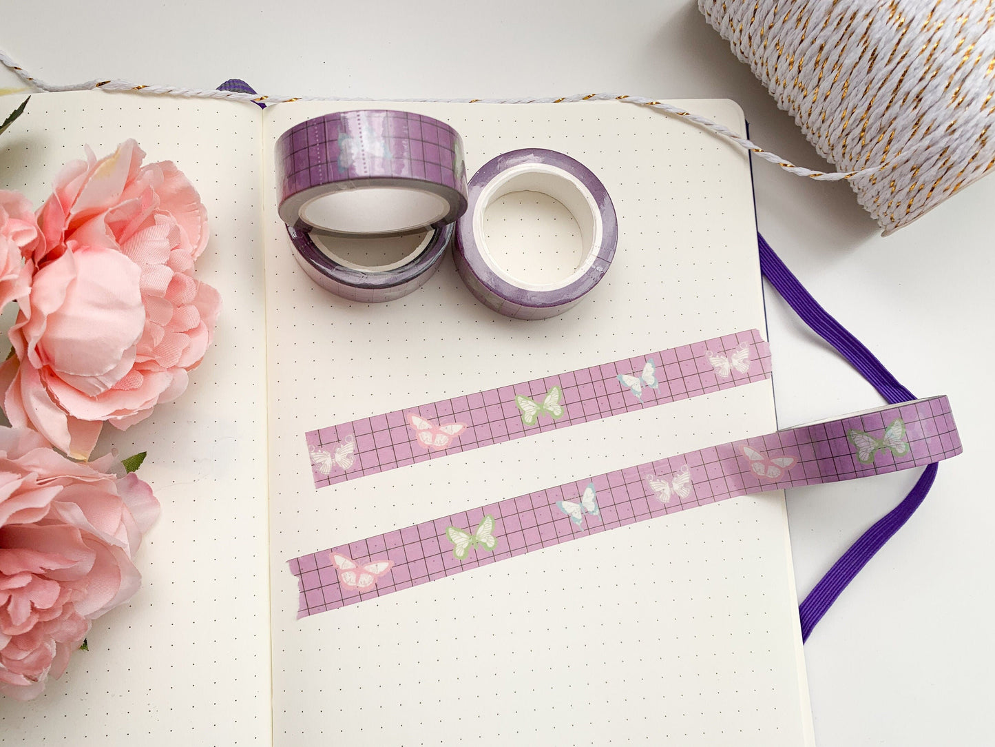 Butterfly purple  washi tape