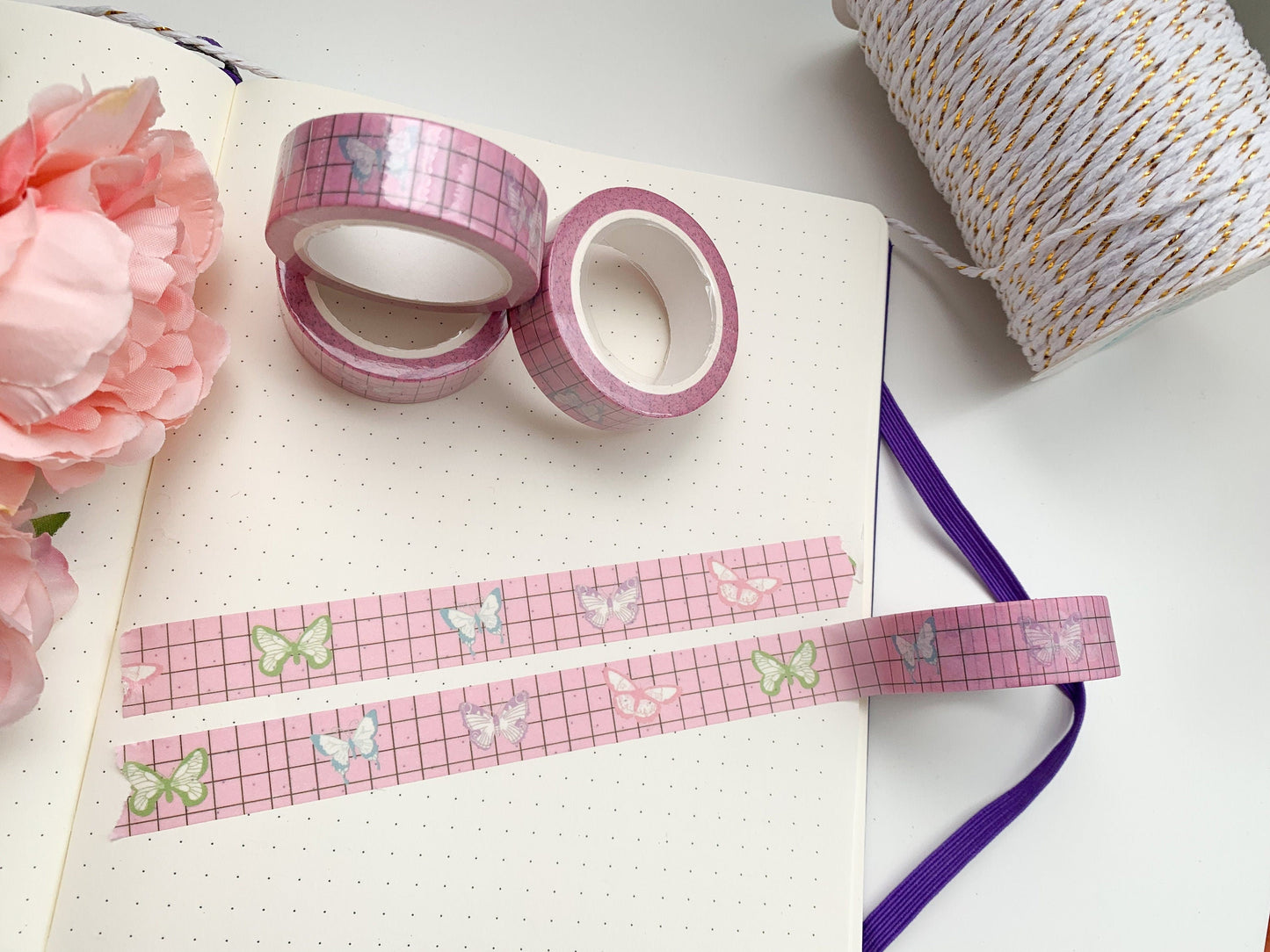 Butterfly pink  washi tape