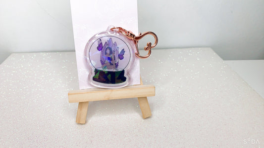 Astral girl acrylic charm